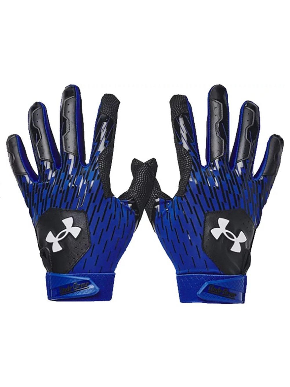 UNDER ARMOUR Youth Clean Up Culture Batting Gloves - Royal Blue/Black